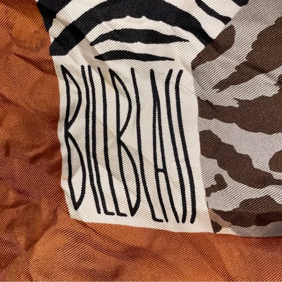BILLBLASS animal print silk scarf - Picture 2 of 4